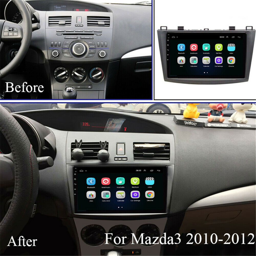 9″ For Mazda 3 2010-2013 Android 12 Carplay Car GPS Navi Radio Stereo RDS 2+32GB
