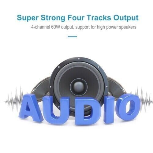 Single 1DIN Car Radio Stereo Bluetooth FM/USB/AUX/TF Audio+Remote Control MP3 US