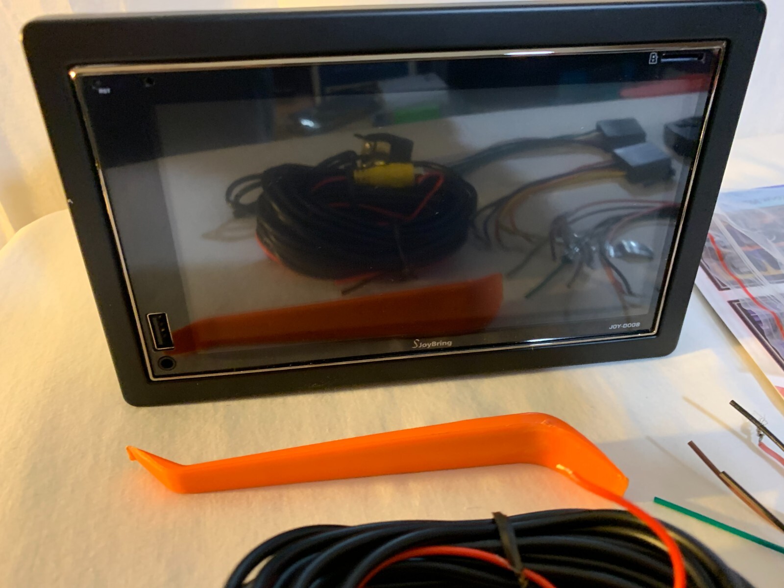 JOY-D008 7″ Double Din Car Stereo w/ Camera & Remote Android Auto Apple Carplay