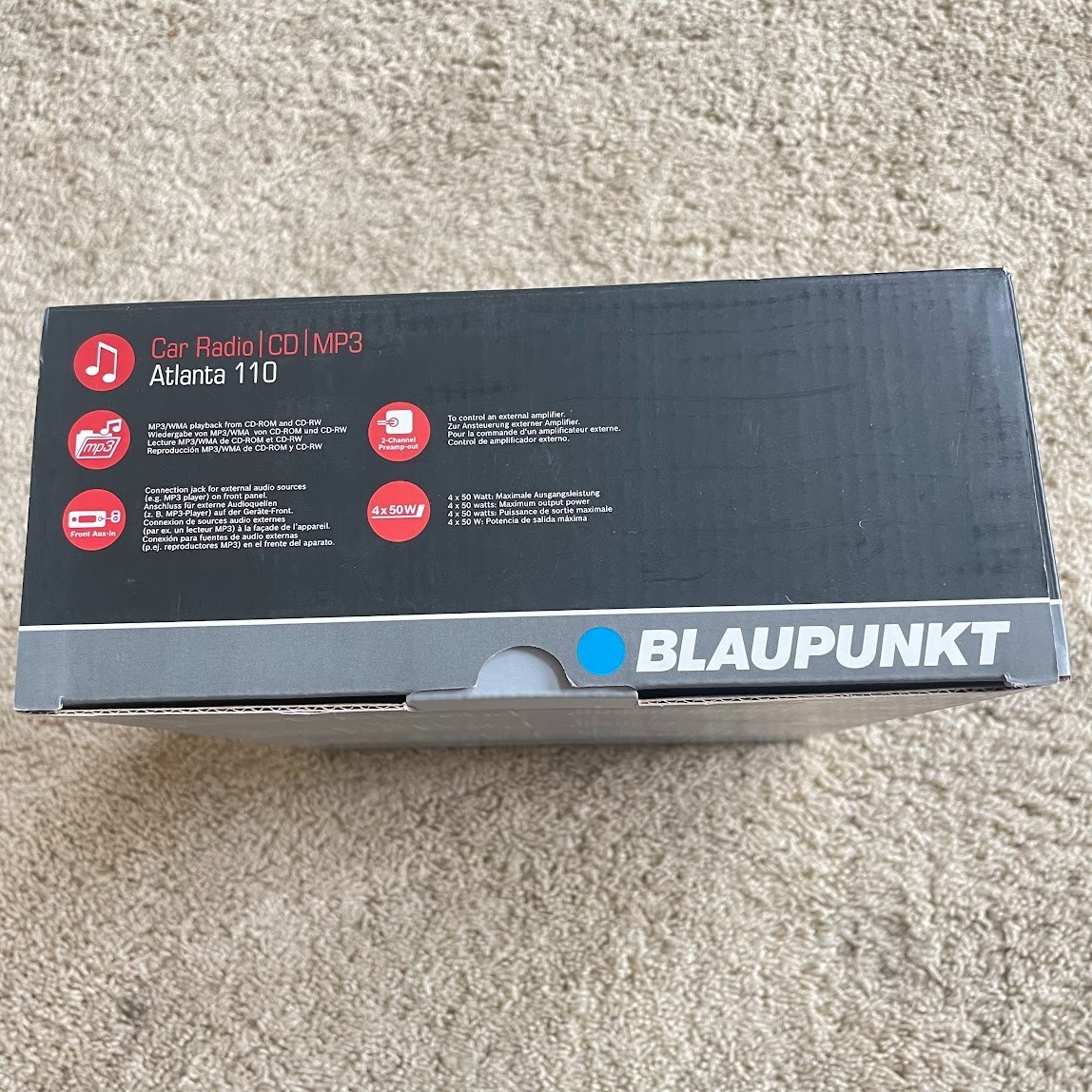 New Blaupunkt Atlanta 110 Car Radio/CD/MP3 Player 4x50w
