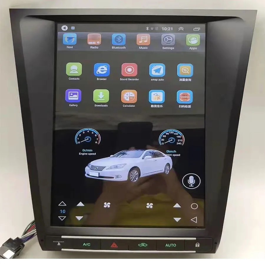 Car Stereo Radio Auto Android Carplay Navi 4+64GB For Lexus GS300 350 2004-2011