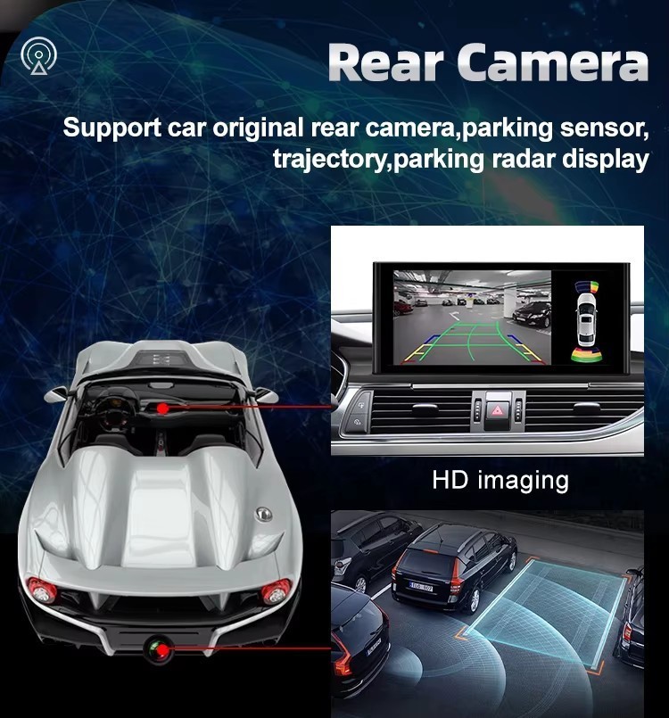 For Audi A6 A7 C7 MMI 2012-2018 Android Car Stereo Radio Apple Carplay GPS Maps
