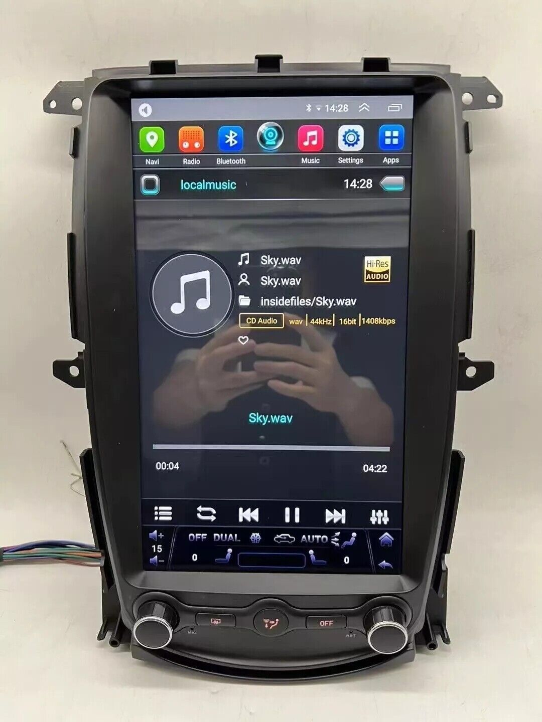 13.8″ Tesla Style Car Radio Android GPS Navi Head Unit For Nissan 370Z 2008-2019