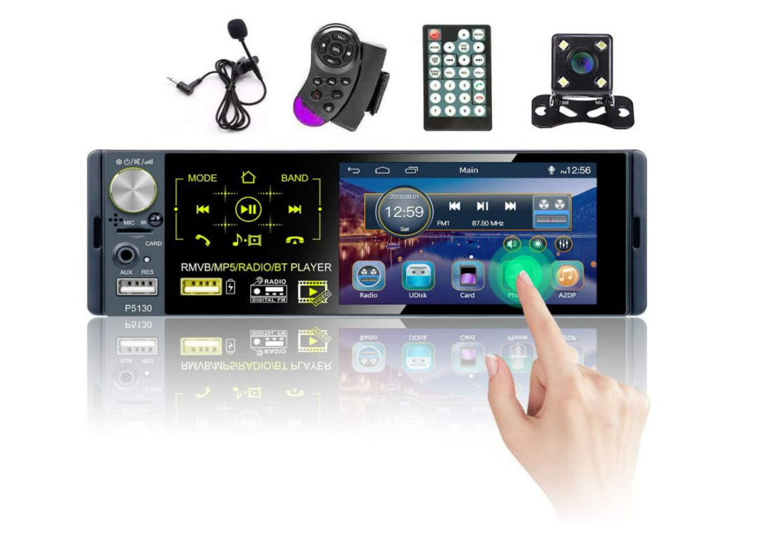 Estereo De Pantalla con Bluetooth Para Coche Carro Auto MP5 Player USB/SD/AUX/FM