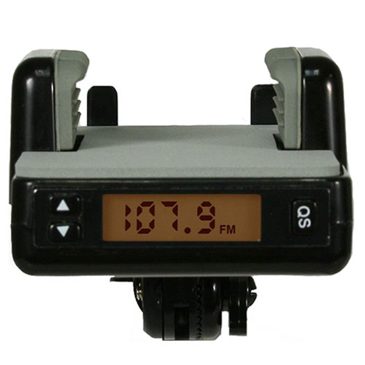 FM Transmitter Hands-free Car Charger W/ Remote Control Phone Stand 3.5 mm Headp