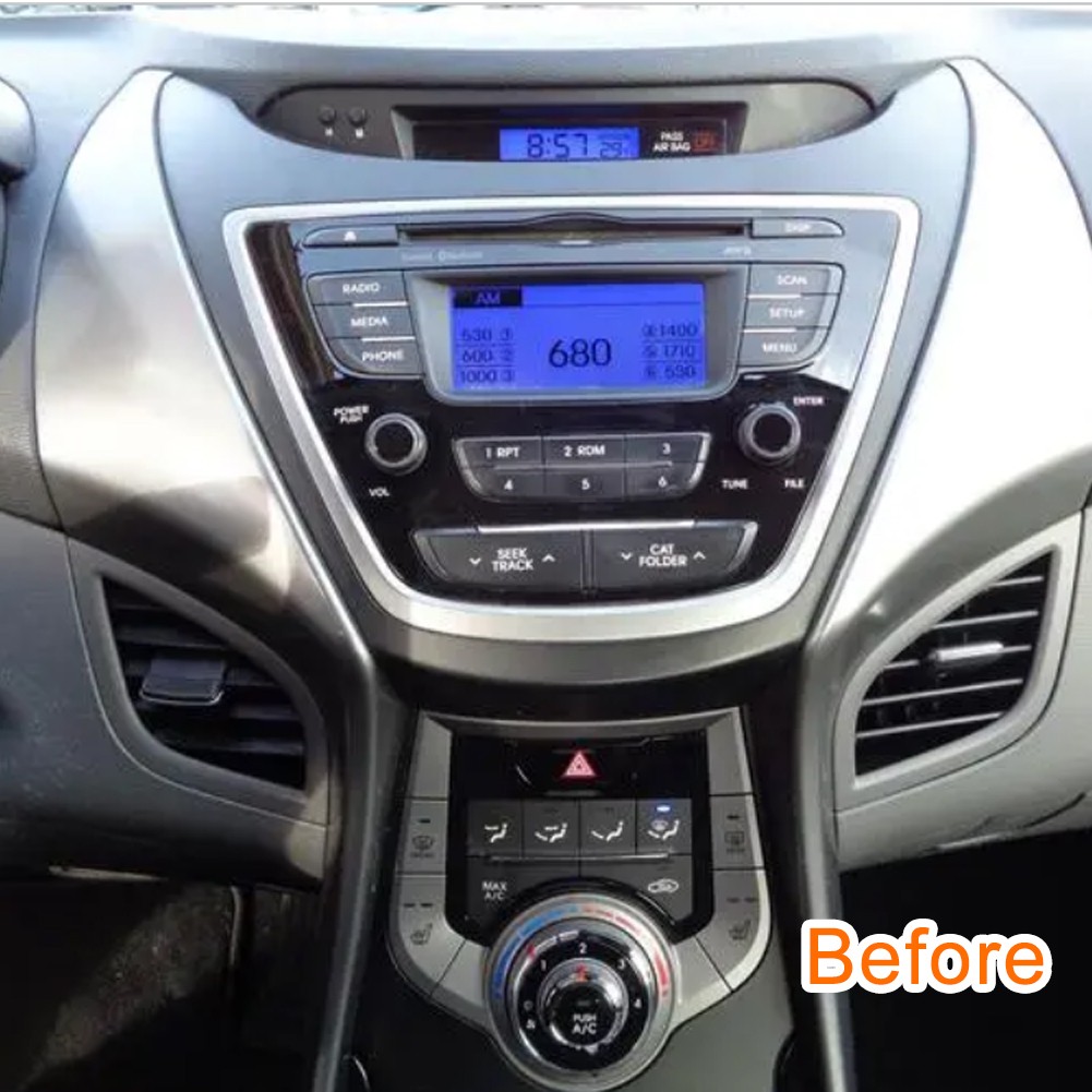 8+256G For Hyundai Elantra 2011-2012 Car GPS Player Stereo Radio Tesla Screen FM