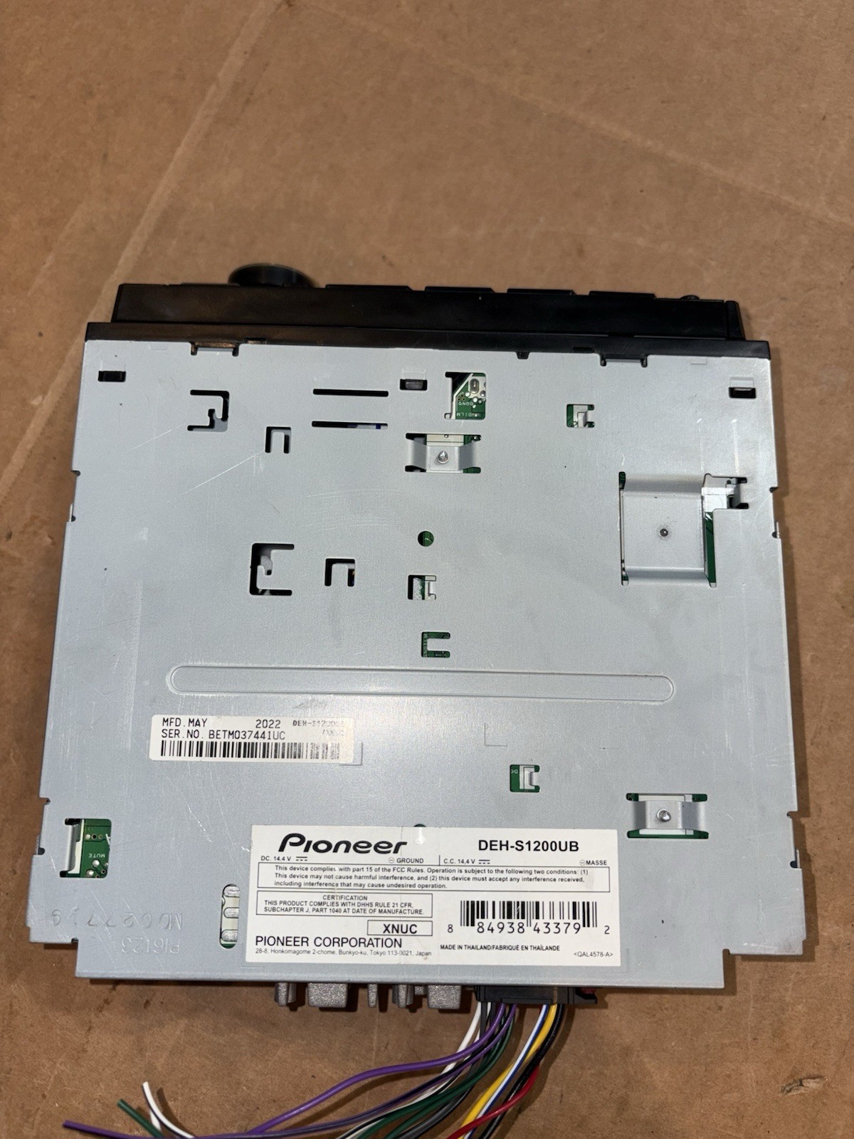 Pioneer DEH-S1200UB Single Din CD Receiver W/ USB/AUX Inputs,Android Compatible