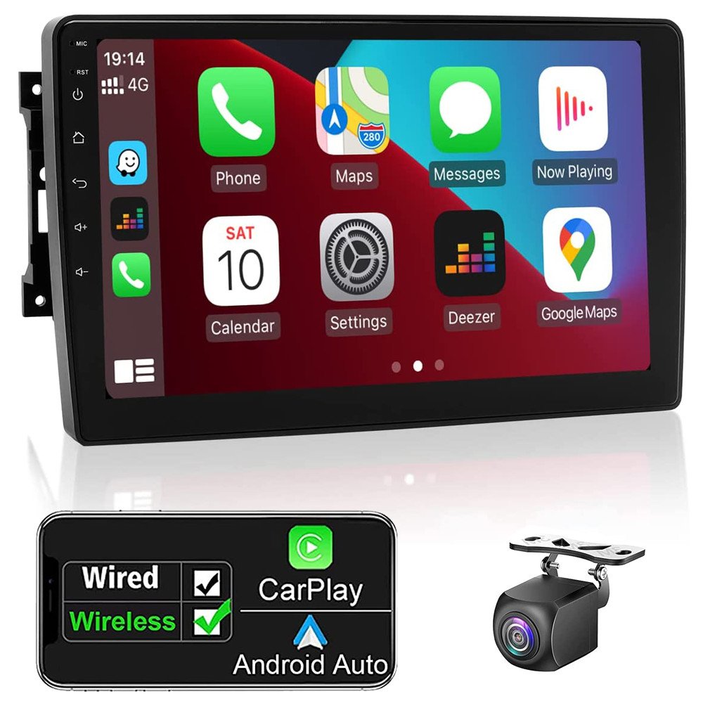 10.1″ For Jeep Wrangler JK 2007-2017 Apple Carplay Android 13 Radio GPS Navi FM