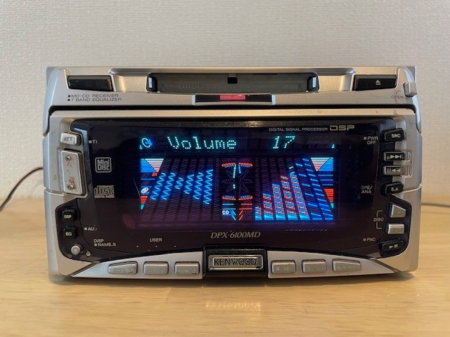 KENWOOD DPX-6100MD 2DIN CD MD Receiver CD MD CD playback OK MD malfunction