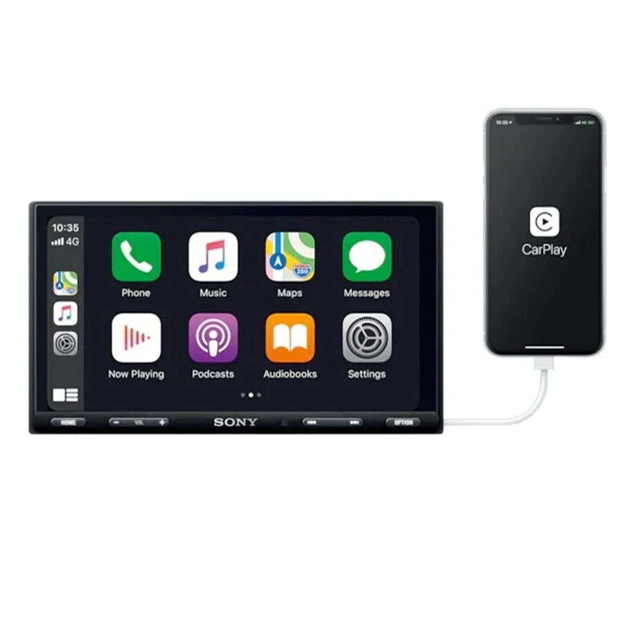 NEW Sony XAV-AX150/Q 6.95″ Apple CarPlay Android Auto Bluetooth Car Stereo 2 DIN