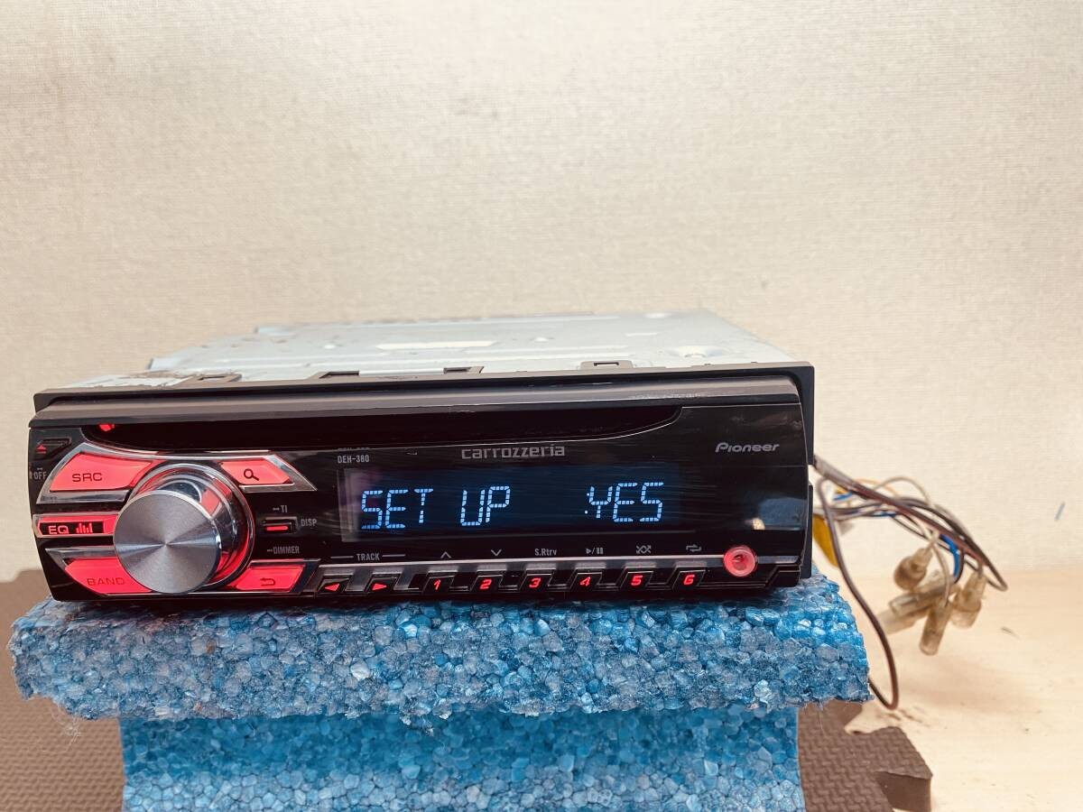 Pioneer DEH-380 1DIN CD AUX Player Car Audio Excellent JAPAN