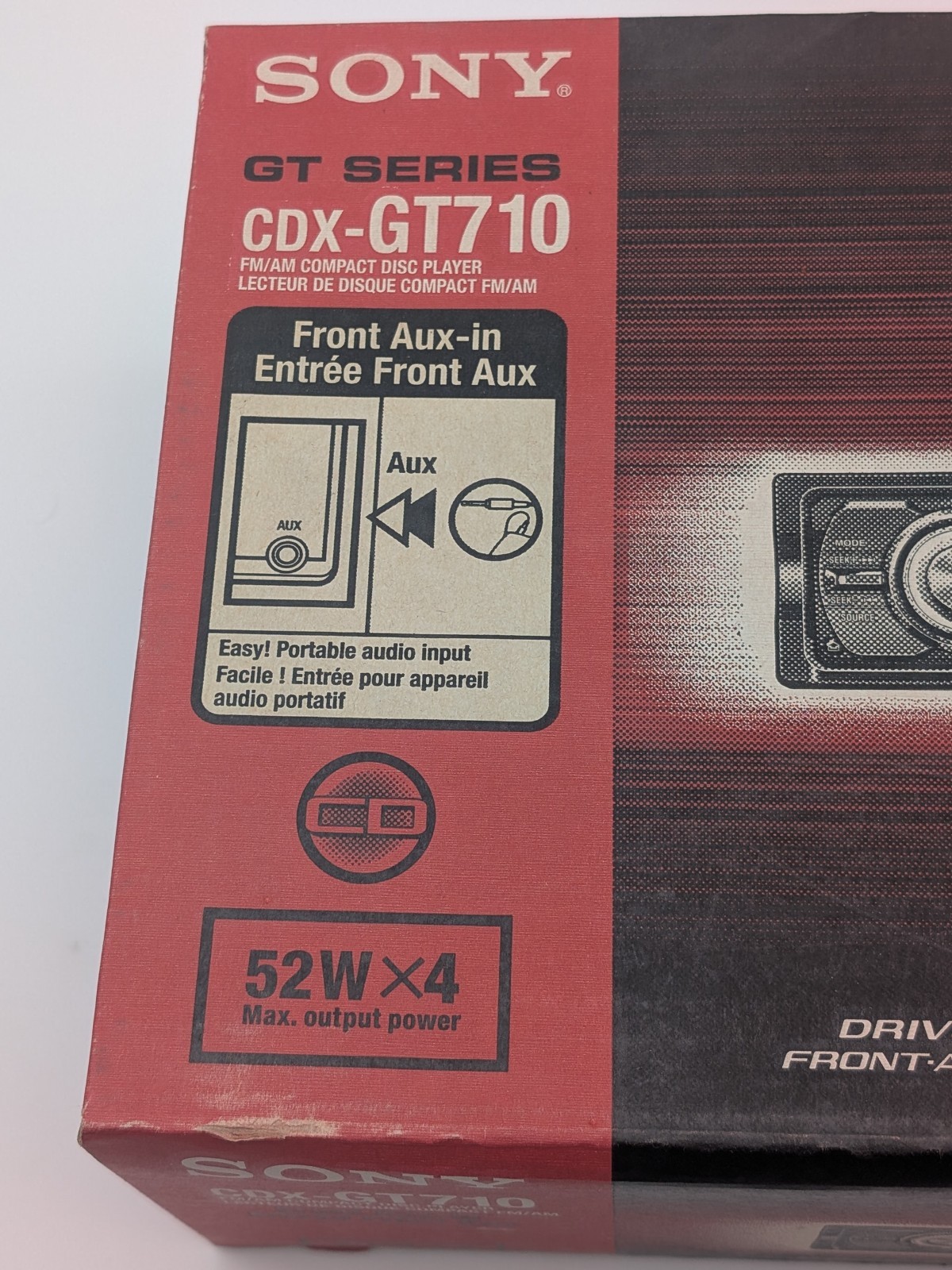 NOS Sony Xplod CDX-GT710 Old School CD Car Audio Stereo Graphics! + Remote