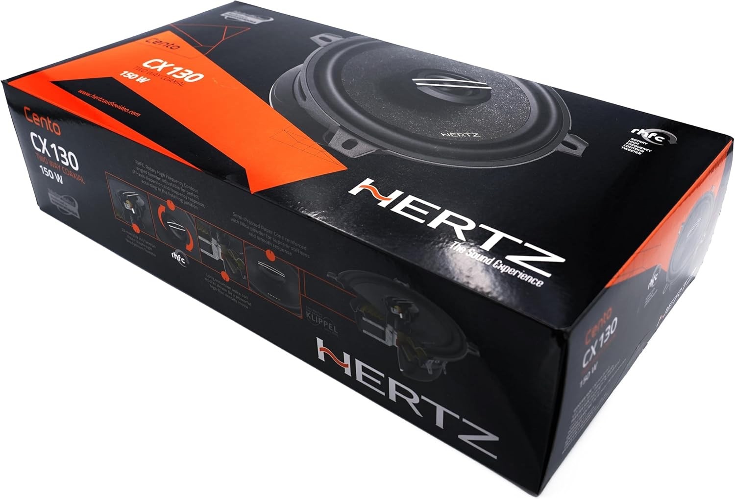 HERTZ Cento CX130 5.25″ 2-Way Coaxial Car Audio Speakers Pair 120W Max New
