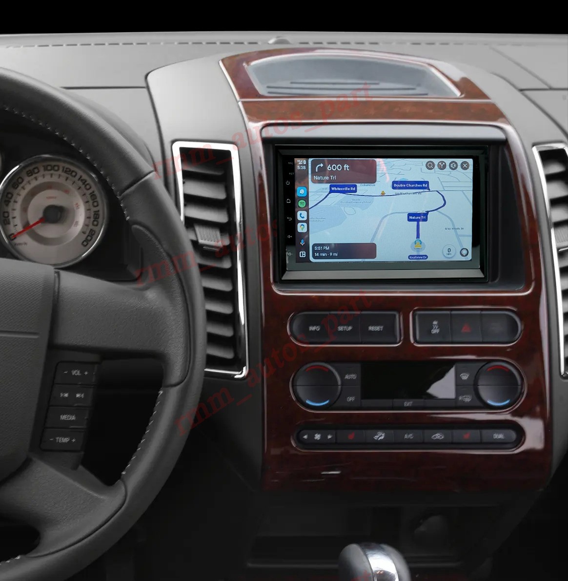7″ For 2007-2010 Ford Edge Android 15 2+64G Apple Carplay Radio GPS WiFi Navi
