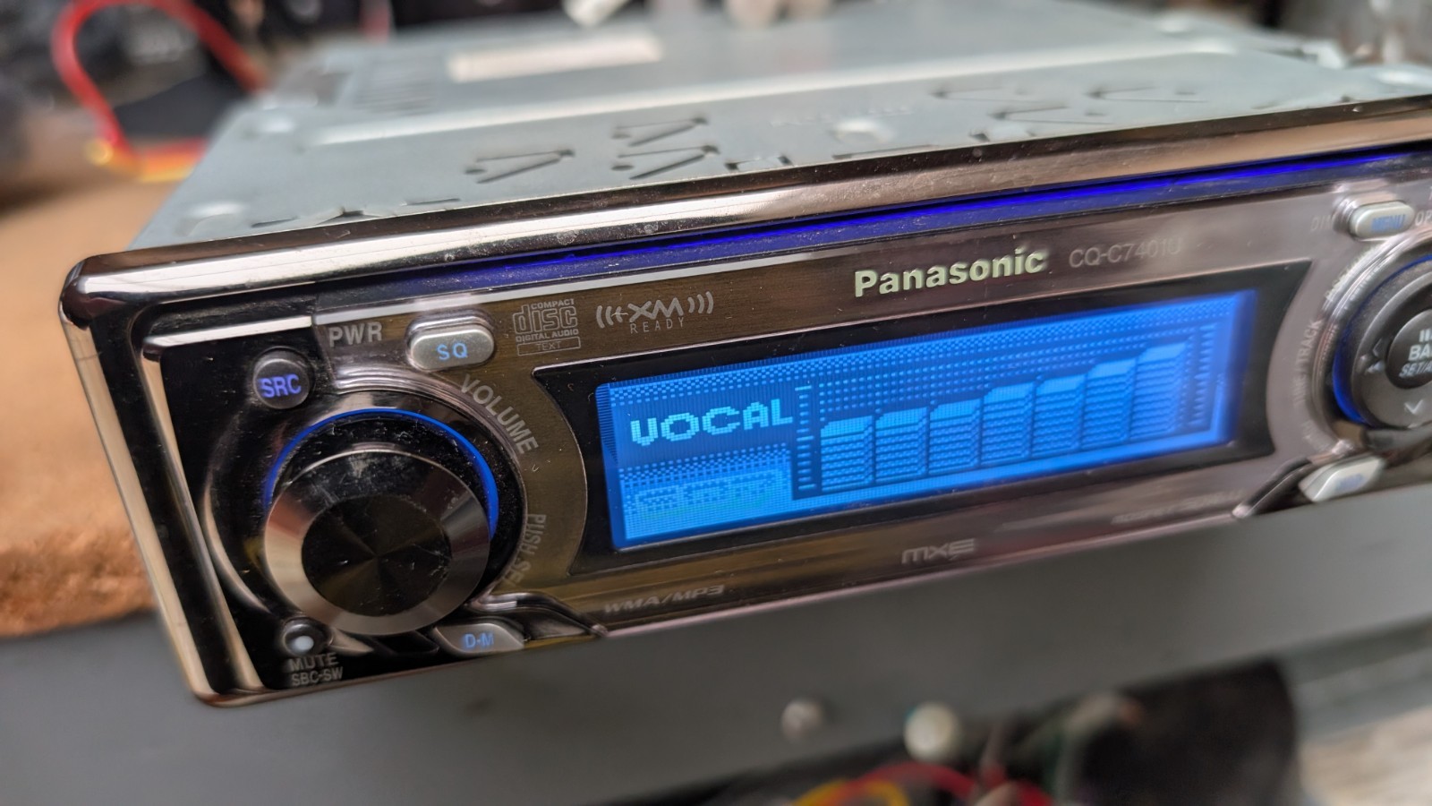 Panasonic CQ-C7401U Car Stereo Used With Bluetooth Auxiliary 🐠🐟