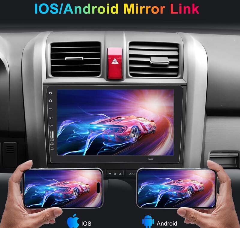 9″ 1 Din Bluetooth Car Stereo Radio Touch Screen USB FM Multimedia Video Player