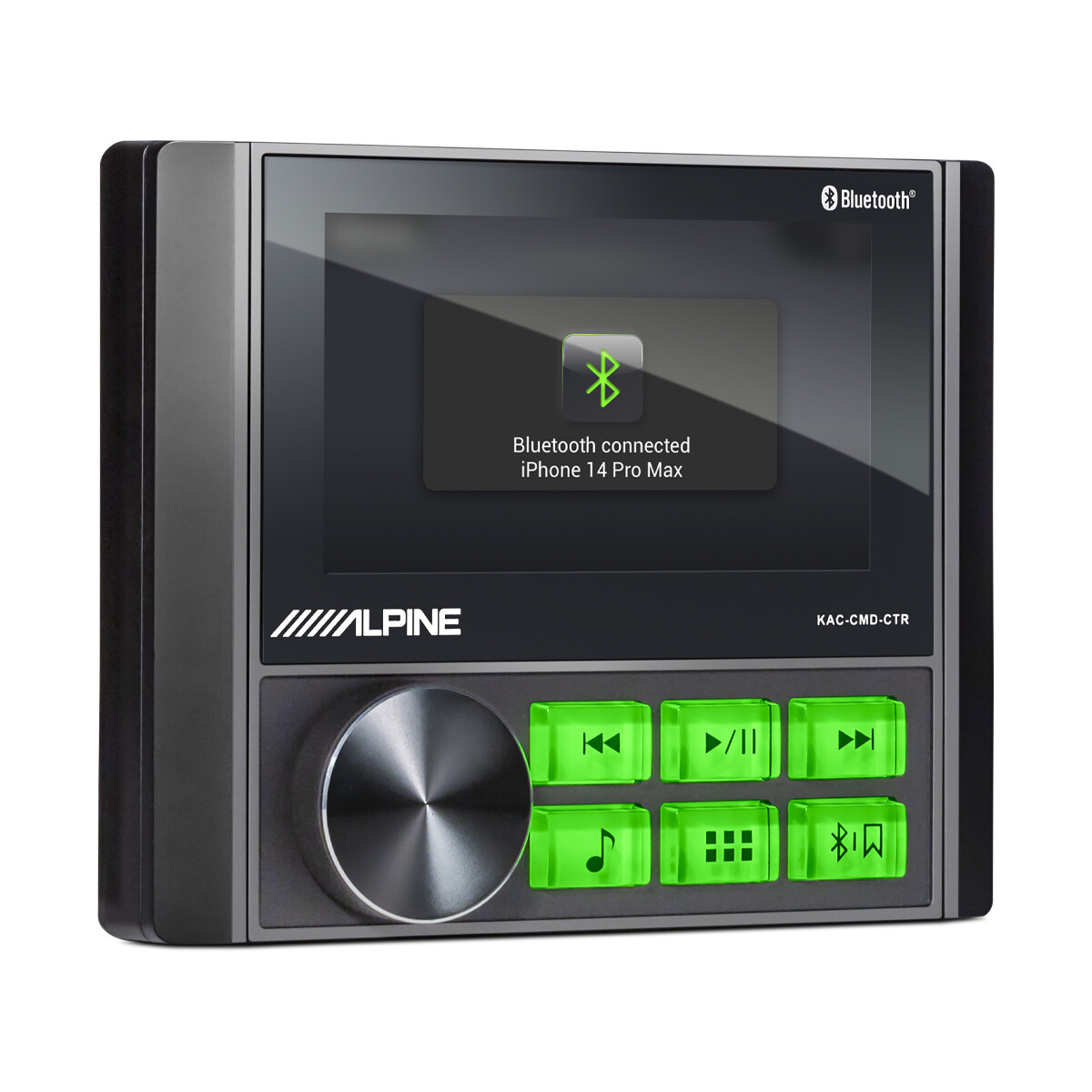 Alpine KAC-CMD-CTR, Weather-Resistant Digital Media Receiver w/3″ Display
