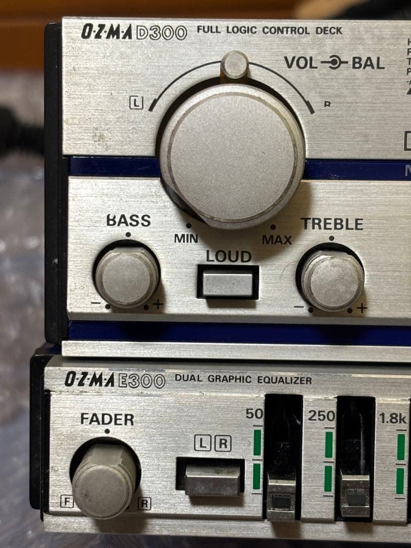 National OZMA Twilight Zone CX-D3007D CX-E300D CX-M701DK JDM Vintage Audio Set
