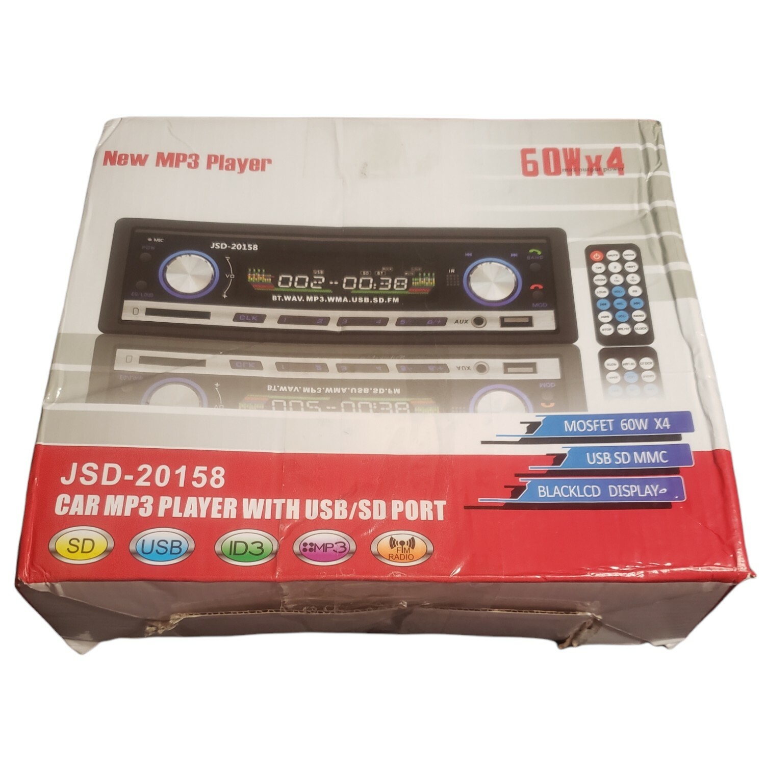 JSD – 520 Car MP3 Player With USB / SD Port & Controller