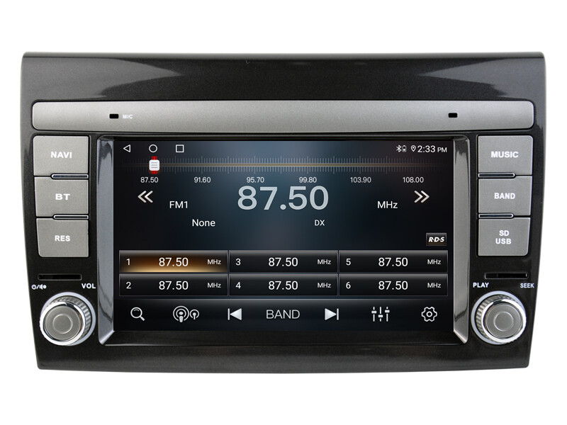 For Fiat Bravo II 2007-2014 Car Stereo Radio 8-Core Android 12 GPS 6GB+128GB BT