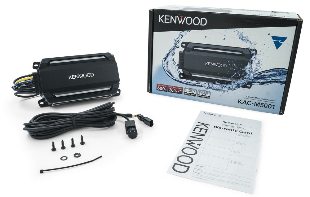 Kenwood KAC-M5001 Class D M Series Monoblock Marine Amplifier