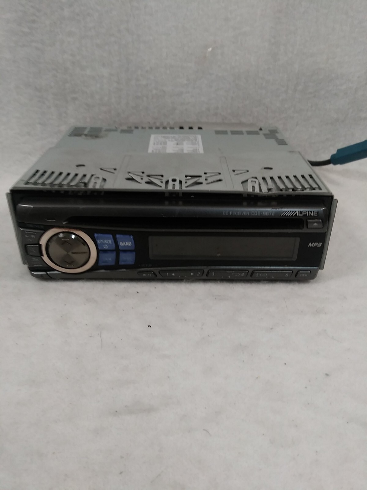 Alpine car stereo CDE-9872 Cd Player Receiver Parts Only Untested No Harness