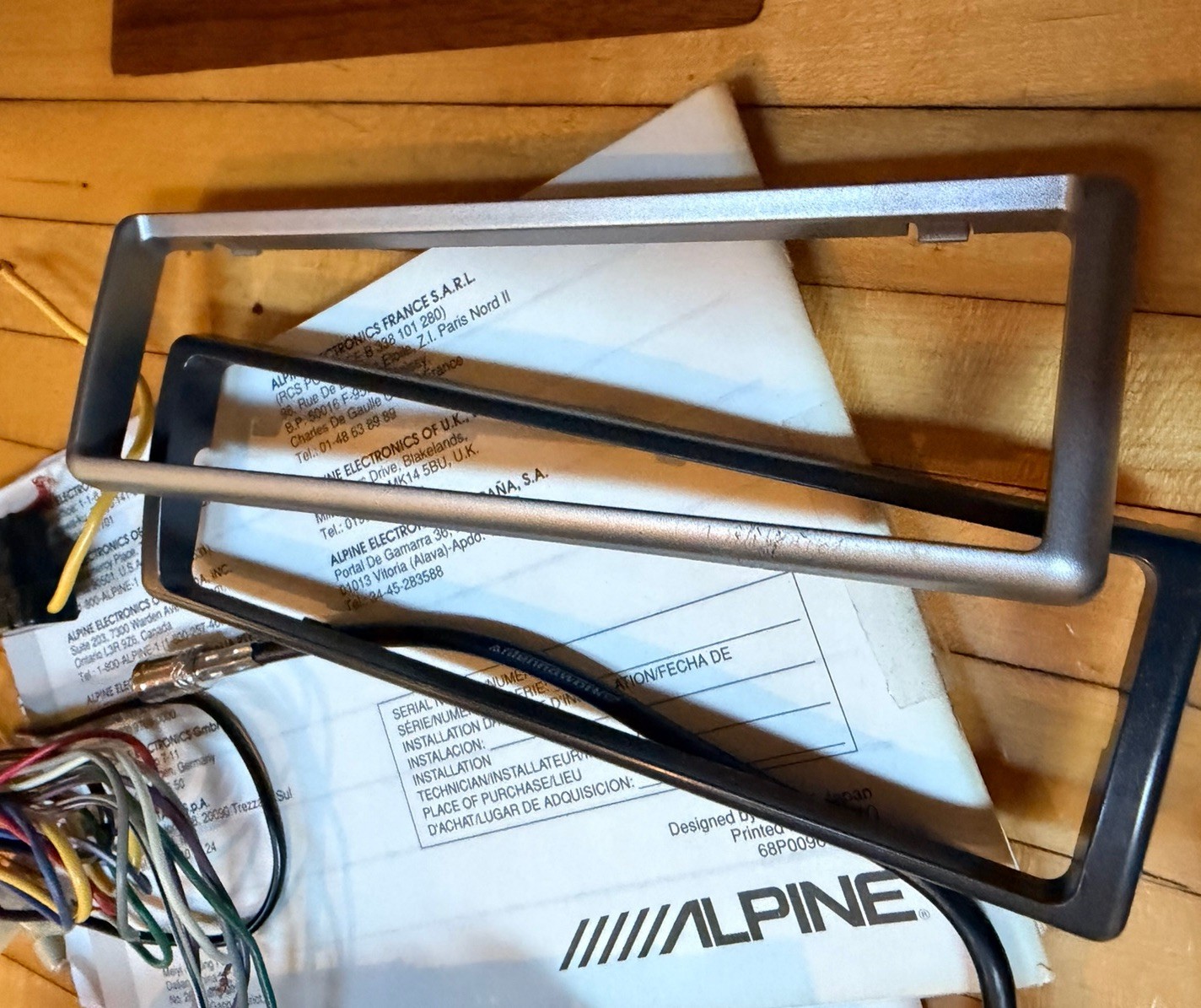 ALPINE CAR AUDIO STEREO IN DASH CD UNIT OLD SCHOOL CDA-7839 VINTAGE RARE EQ BASS