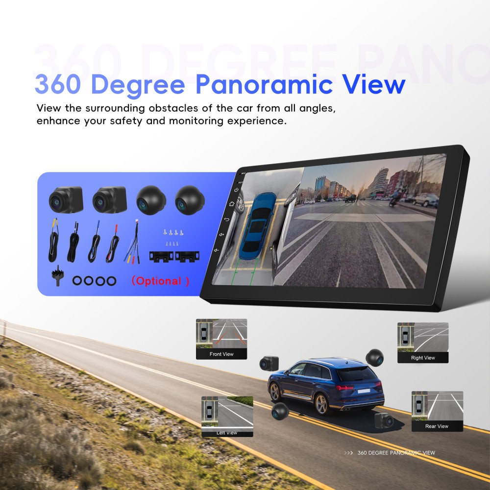 6G+128G 8 Core 2 Din CarPlay Car Stereo Radio Android 15.0 GPS Navi DSP WIFI IPS