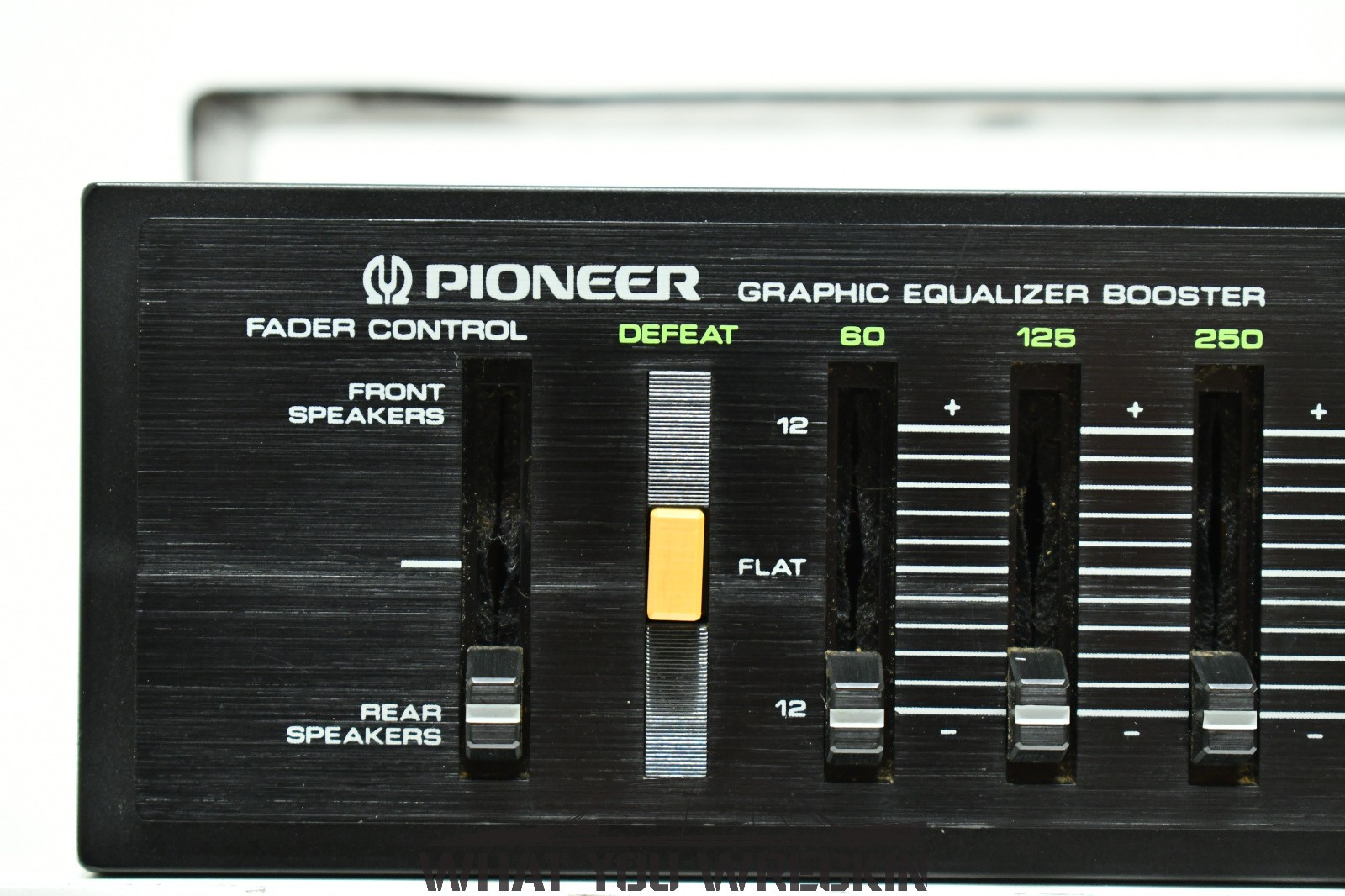 EXC: VINTAGE PIONEER (BP-520) CAR AUDIO 7 BAND GRAPHIC EQUALIZER BOOSTER – BLACK