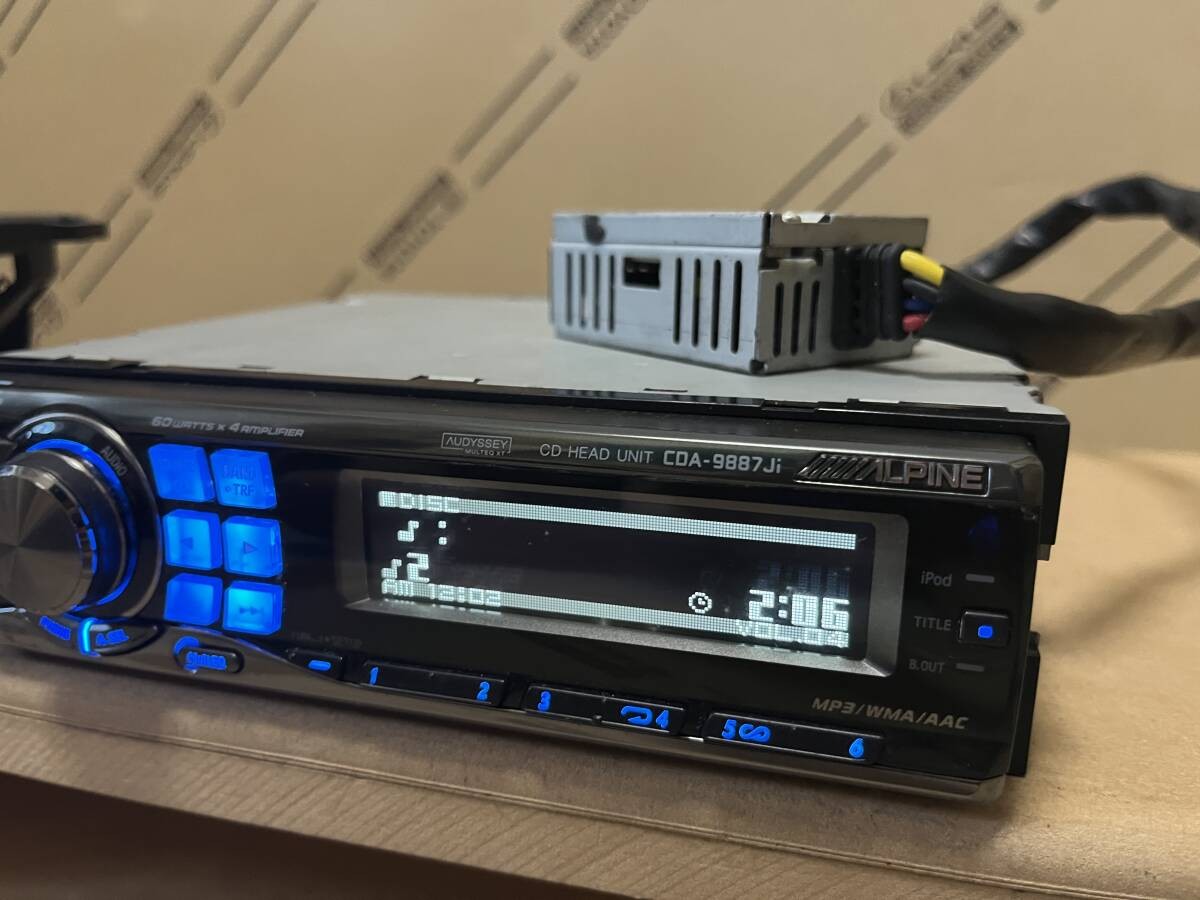 ALPINE CDA-9887Ji 60W x4 CD Player Excellent JAPAN