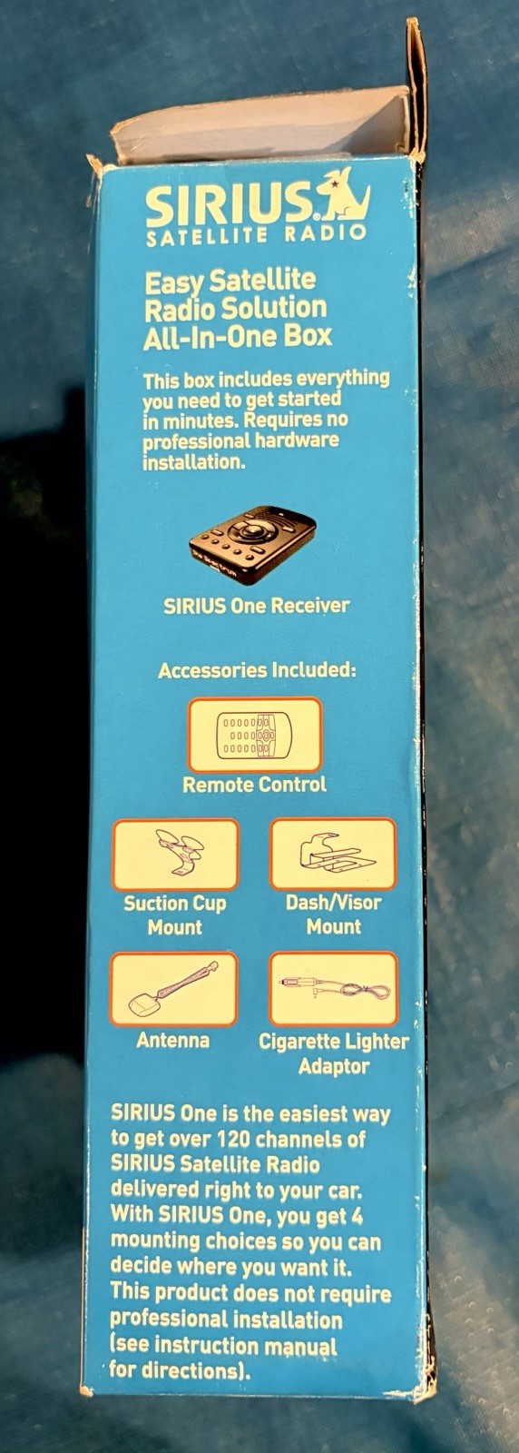 NEW-Sirius Satellite Radio Sirius One SV1 All In One with Remote Control