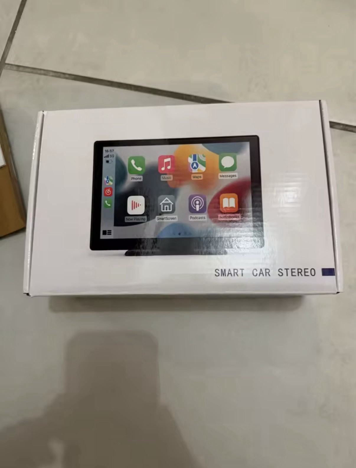 Portable Wireless Carplay Car Stereo, 10.26″ inch HD Touchscreen