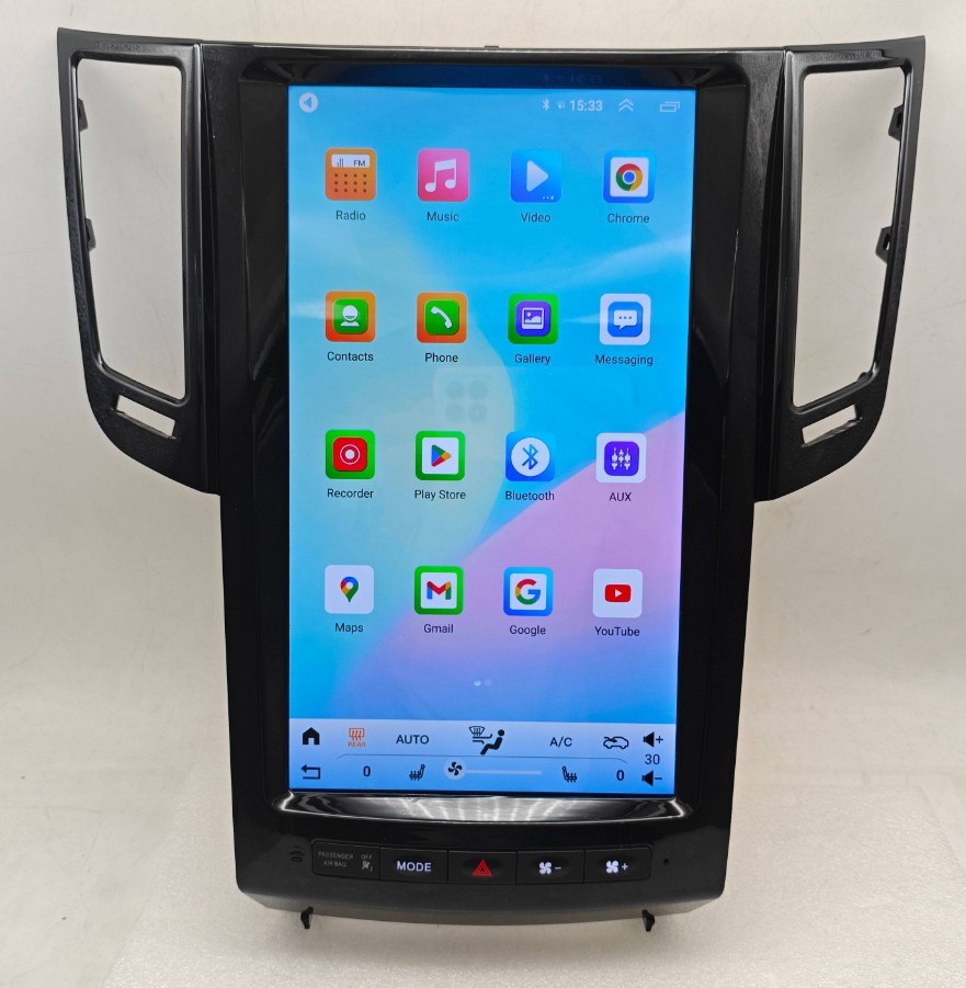 USED Car Radio CarPlay GPS 128G For Infiniti FX25/35/37/50 2007-13 QX70 2013-19