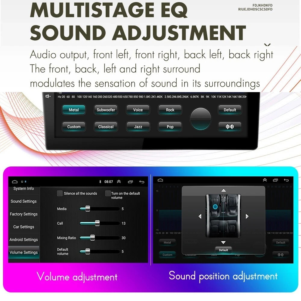 9″ Car Stereo Wireless CarPlay Android Auto GPS WiFi Touch Screen  2GB+64 GB