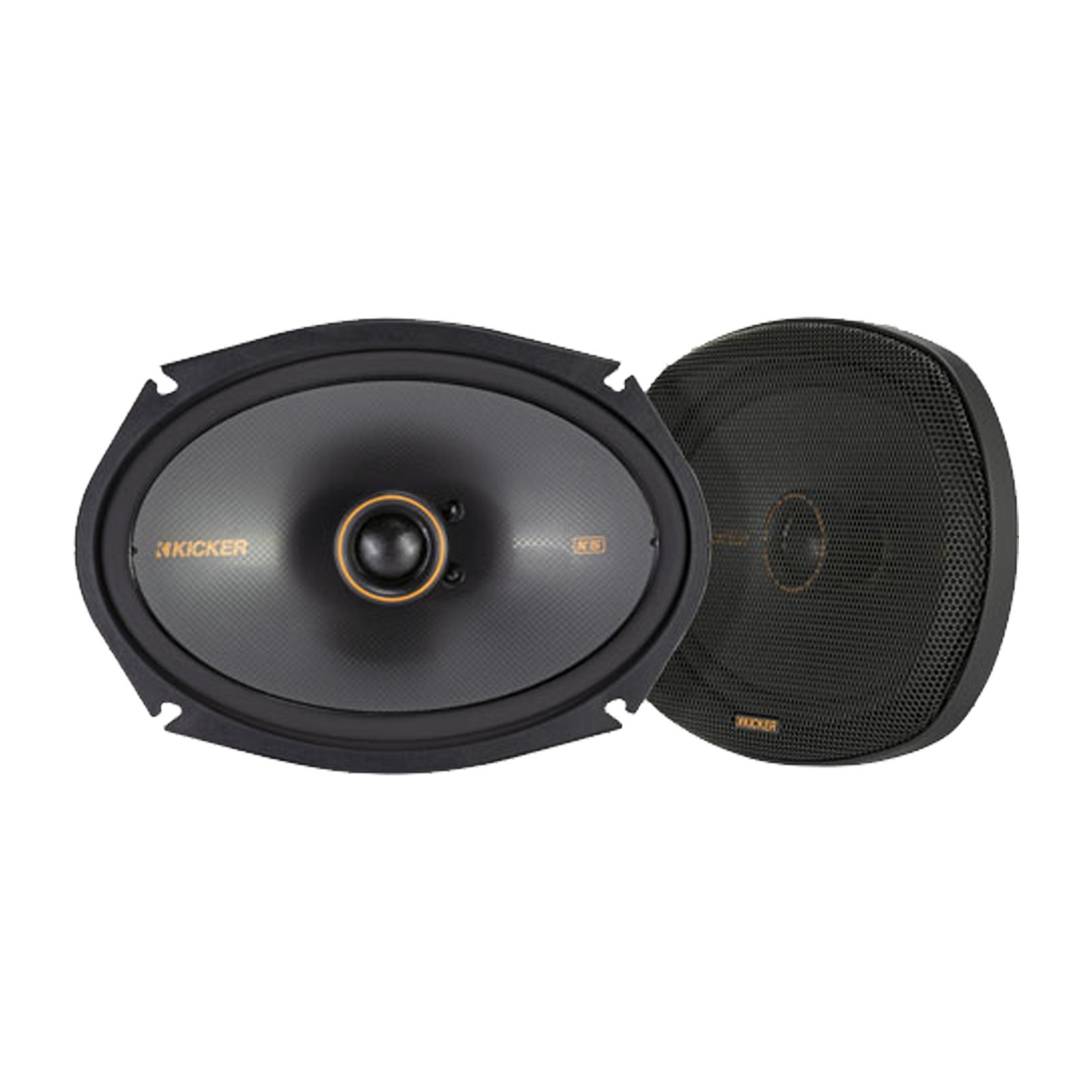 Infinity Single DIN Bluetooth FM Radio Receiver, 2x 6×9″ 300W Speaker, Amp w/Kit
