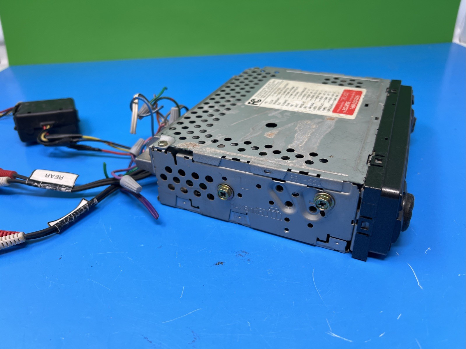 Eclipse 3412 Cd Receiver Old School 4 Channel Outputs Parts AS IS