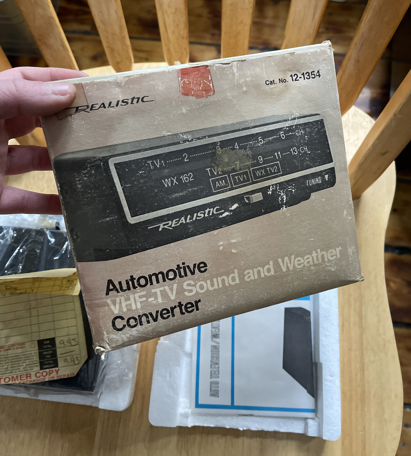 Realistic Automotive VHF-TV Sound & Weather Converter 12-1354, NEW IN BOX