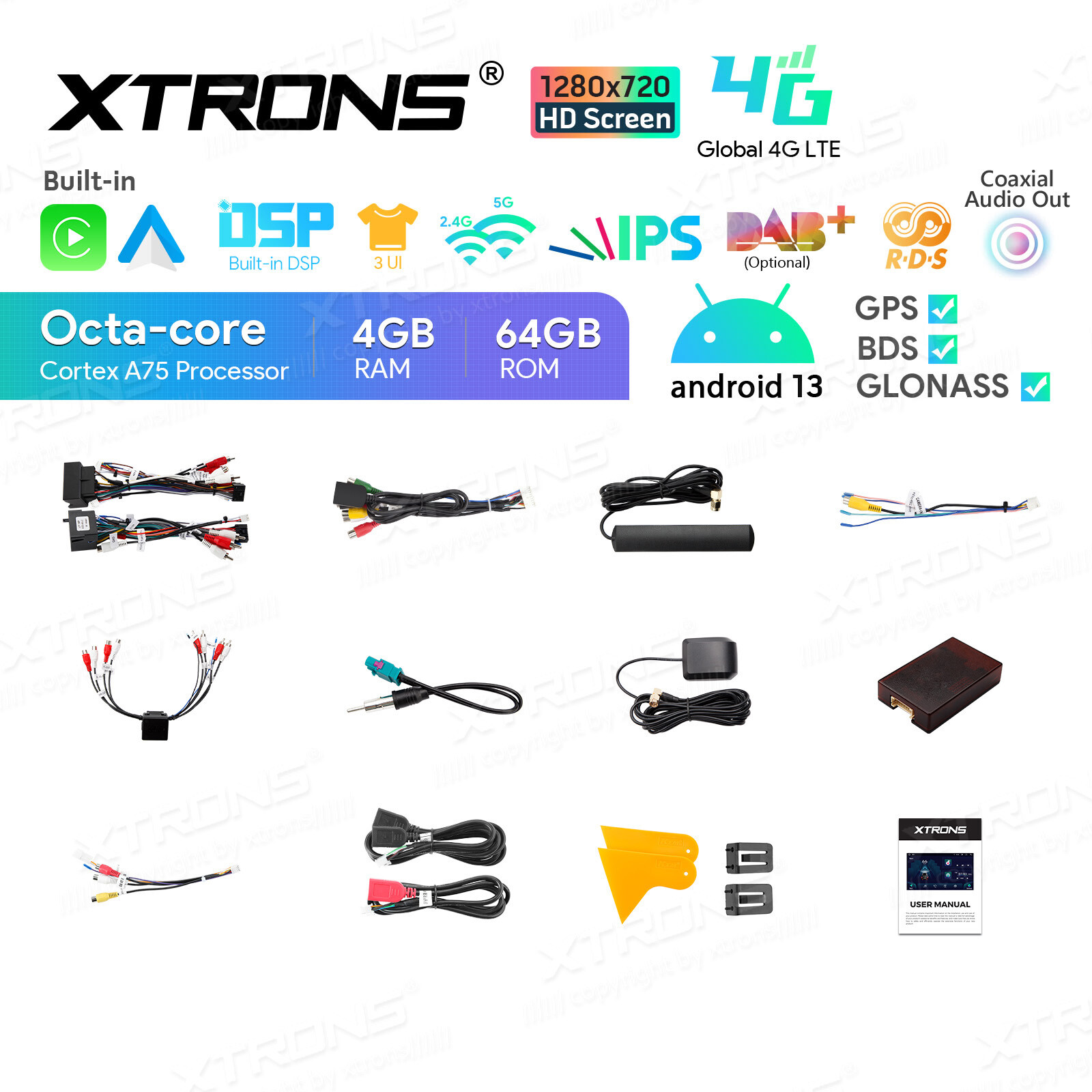 For Audi A3 S3 RS3 8P 8PA Android 14 Car Play 8-Core Car Stereo GPS Radio NAV 8″