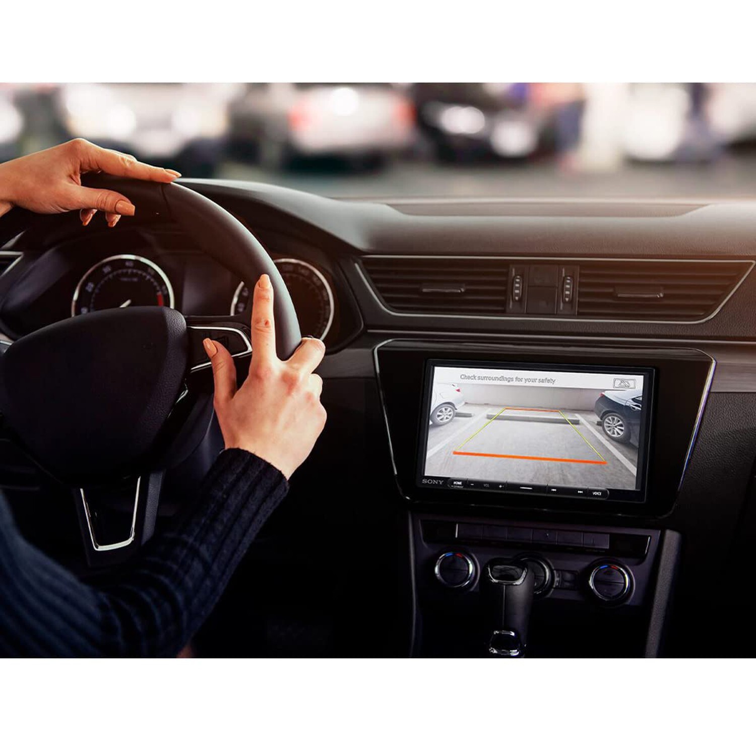Sony XAV-AX4000 7″ AM FM Bluetooth Car Stereo | Wireless Car Play & Android Auto