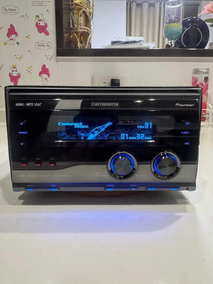 Pioneer Carrozzeria FH-P710MD 2DIN CD MD Car Audio DSP JDM Equalizer