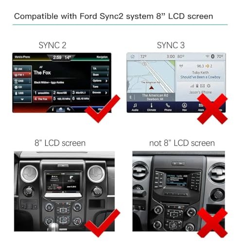 Sync2 Carplay CARabc Ford 2013-2015 Mirrorlink USB