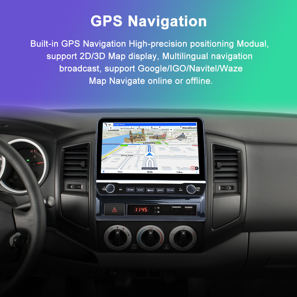 10.1” For Toyota Tacoma 2005-2013 Car Radio Stereo Android 13 GPS WI-FI Carplay