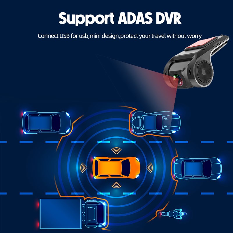 10.1-inch Navigator: Detachable 360° Rotating Head Single Spindle + USB ADAS DVR