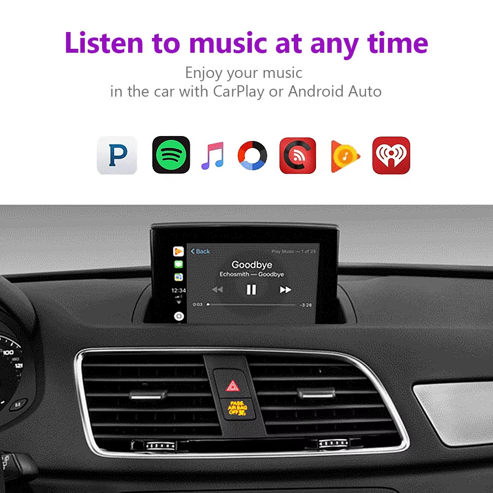 Wireless Carplay Android auto kit adaptor For Audi A1 Q3 2011-2018 RMC System