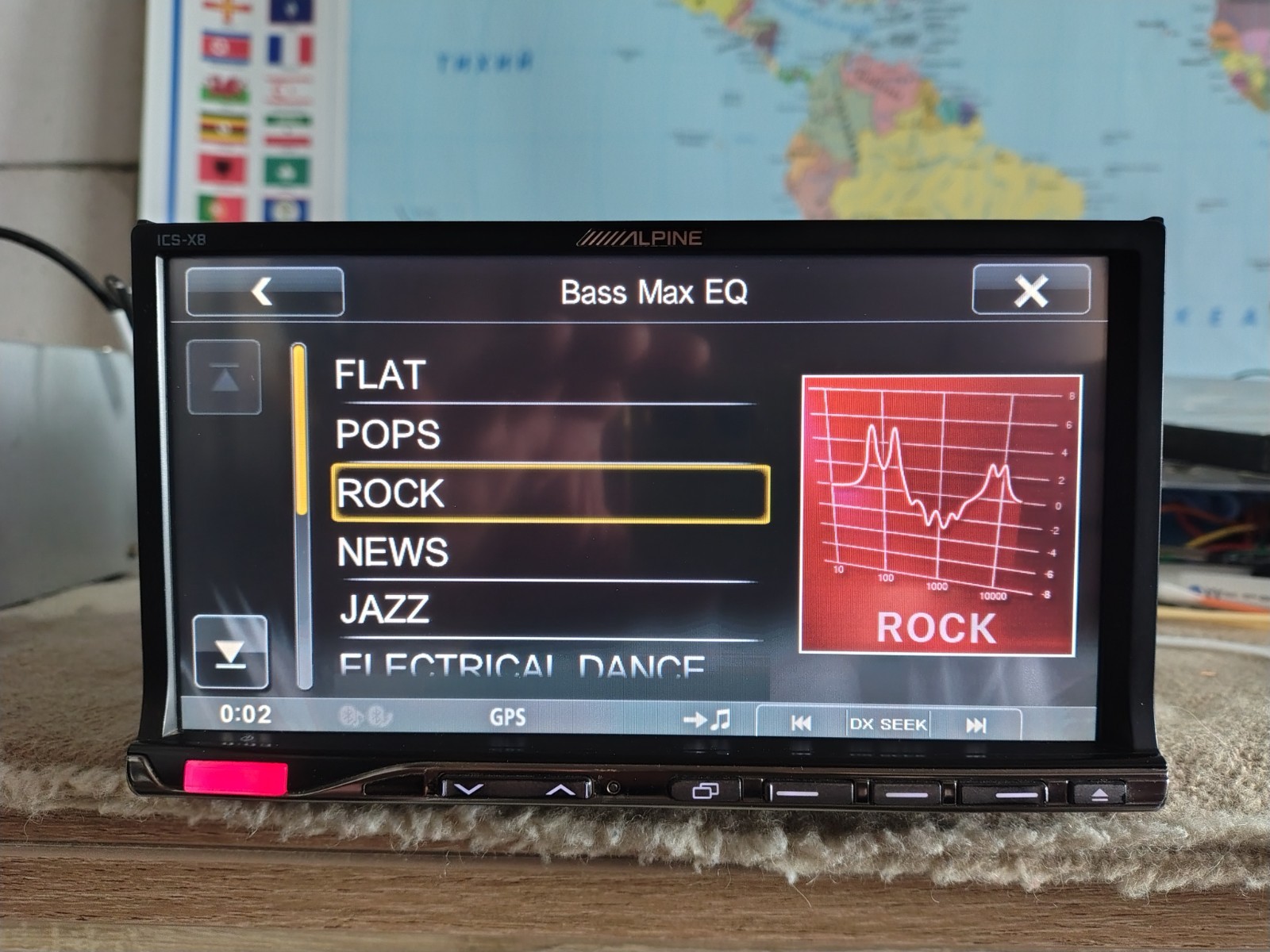 Alpine ICS-X8 Car Stereo Mobile Media Station Fully Working Good Shape Bluetooth