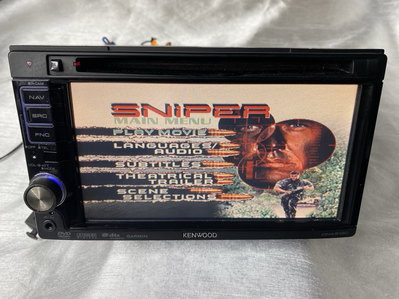 Kenwood DNX5120 Navigation Receiver, Double DIN CD, DVD, XM, Bluetooth Tested