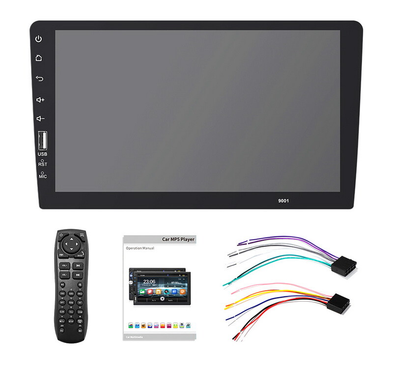 9 inch Touch screen Remote Control Bluetooth MP5 car player Mirror Link USB card
