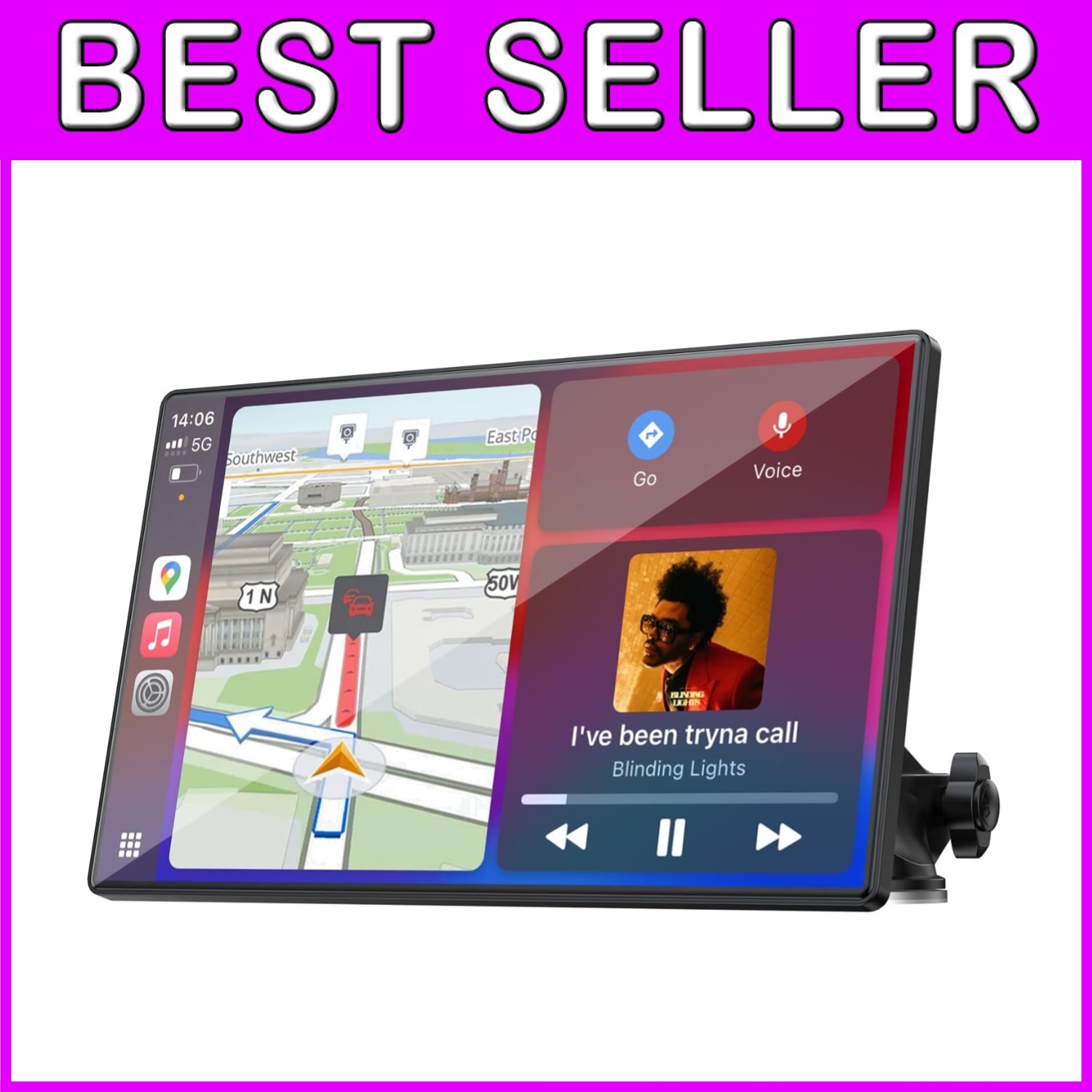 Plug & Play Car Play Screen – 9” Touchscreen