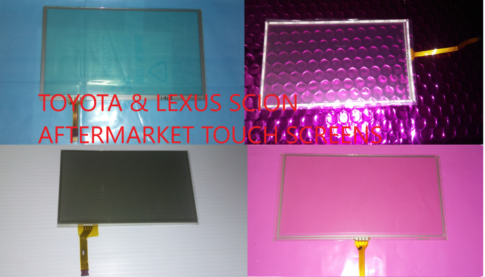 TOYOTA RADIO Digitizer display TOUCH SCREEN GLASS PAD Panel Navigation OR NO GPS