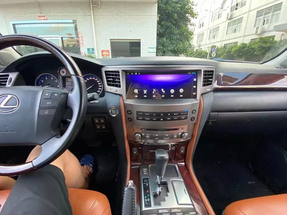 12.5″ Android Carplay Car Stereo Radio GPS Navi 4+32GB For 2007-2015 Lexus LX570